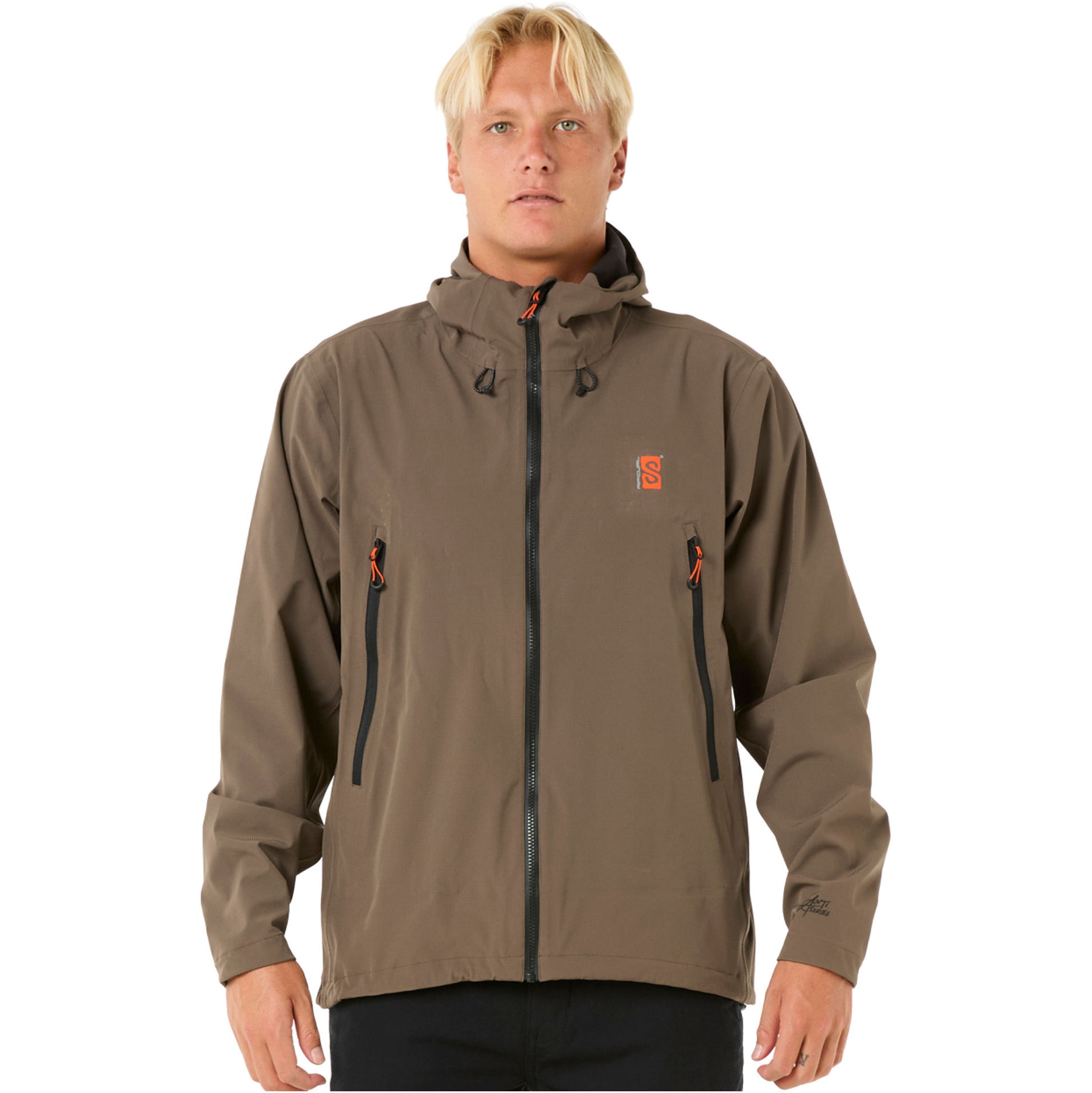 2025 Rip Curl Mens Anti Series Search Spray Jacket 01JMJA - Deep Rock